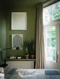 Walls And Ceiling Painted In The Same Colour Can Look Very Effective Farrow Ball Olive Olive Green Bedrooms Room Inspiration Bedroom Room Inspiration