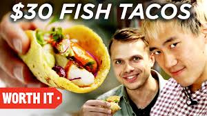 Place the fish in a baking dish and drizzle with about 2 tablespoons of the marinade. Tasty 3 50 Fish Tacos Vs 30 Fish Tacos Facebook