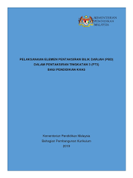 Membebankan murid selaras dengan teras kedua pelan induk. Pelaksanaan Pbd Dalam Pt3 Bagi Pendidikan Khas