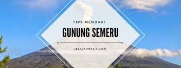Tips Mendaki Gunung Semeru Bagi Pemula Jelajahnesia Com