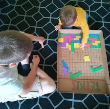 Tetris Geant En Carton Oui Are Makers Activite Manuelle Jeux Video Activite Enfant Theme Jeux