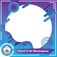 Hal ini disengaja agar orang bisa menempelkan twibbon tersebut. Twibbon Dharmayana