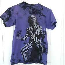 Beetlejuice purple tie dye hoodie. Tops Purple Black Tiedye Beetlejuice Tshirt Poshmark