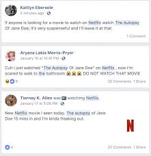 The rain review everyone is going to be talking about. Have You Seen The Autopsy Of Jane Doe Totally The Bomb