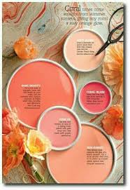 Shades Of Coral Coral Paint Colors Paint Colors Colour Schemes
