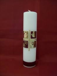 Kerze Goldene Hochzeit Kreuz Goldene Hochzeit Hochzeit Kreuz Und Stumpenkerzen