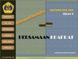 Text of ppt persamaan kuadrat. Ppt Persamaan Kuadrat Powerpoint Presentation Free Download Id 4940409
