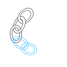 For the next link, you can try a different technique. How To Draw A Chain Really Easy Drawing Tutorial