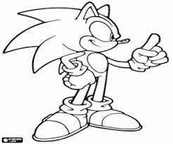 Sonic the hedgehog coloring pages. Sonic Coloring Pages Printable Games