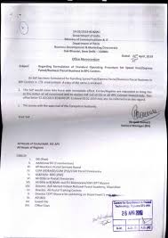 Academia edu is a platform for academics to share research papers. Regarding Formulation Of Standard Operating Procedure For Speed Post Express Parcel Business Parcel Business In Bpc Centres Sa Post