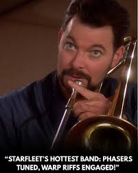 This baby's always set to stun — and what better way to imagine it than as  part of a Star Trek band? 🎶🖖 If I could jam with Trek legends, I'd pick