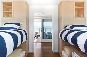 Bold bedding i love our upholstered bed in the beach house master. Res4 Resolution 4 Architecture Dune Road Beach House Modern Modular Home