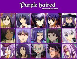 Purple Haired Anime Characters By Jonatan7 On Deviantart Anime Hair Color Purple Hair Anime Characters Anime Hair