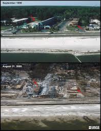 Katrina Biloxi Before And After Before And After Photos Showing An Area Where The Only Structure Left Mississippi Vacation Hurricane Katrina Photo