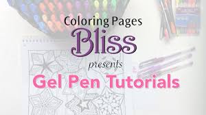 Mixing gel pens and markers allows you to color in some sections with a solid, matte medium, the marker, and then do contrasting sections around it with gel pen techniques. Gel Pens Tutorials Tips And Tricks To Using Gel Pens