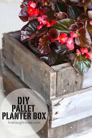 This one has a nice design, with four angled legs and a clean white finish. Pallet Planter Box Diy Project Live Laugh Rowe