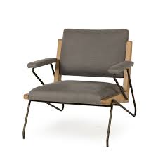 The Marrianne Lounge Chair Almost Looks Like The Seat Floats With It S Base Constructed From Thin Resource Decor Oak Armchair Mid Century Modern Lounge Chairs