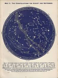 Worldofrarebookephemera Some Beautiful Vintage Star Charts On Our Etsy Store Star Chart Constellations Constellation Map