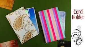 Just use your imagination and a simple art knife :)let's begin! Useful Origami Paper Credit Card Business Card Holder 2 Easy To Make Youtube