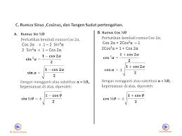 Untuk memudahkan teman sains seru, jika nanti terdapat bagian yang. Identitas Trigonometri Ppt Download