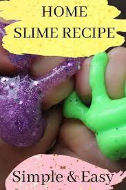 Easy Slime Recipe Easy Slime Recipe Slime Recipe Easy Slime
