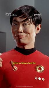 That evil smile 😏 Happy birthday George Takei! 🥳 Watch him in Star Trek:  The Original Series for FREE