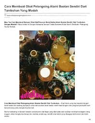 Resep jamu setelah melahirkan agar badan kembali langsing. Pdf Cara Membuat Obat Pelangsing Alami Buatan Sendiri Dari Tumbuhan Yang Mudah Riki Gustiana Academia Edu