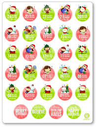 Christmas Countdown Pdf Printable Planner Stickers Planner Penny Christmas Planner Stickers Printable Planner Stickers Christmas Planner