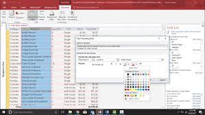 I tried setting the background color of the tab control in the change event based on whichever tab was clicked but it did not work. Ms Access 2016 Apply Conditional Formatting Youtube