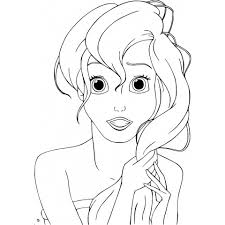 coloring page ariel the little mermaid free printable coloring pages