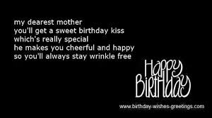 Mother birthday poems on card or funny wishes and greetings via Relatably.com