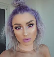 Lolaliner Looking Lovely In Purple Rain Sterling Purple Hair Hair Makeup Pastel Purple Hair