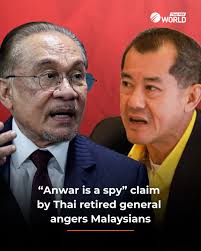 Thai General's Bombshell Claim: Malaysia's Anwar Ibrahim Accused of Meddling