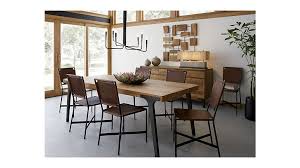 Lakin Recycled Teak Extendable Dining Table Crate And Barrel Dining Table Leather Dining Chairs Extendable Dining Table