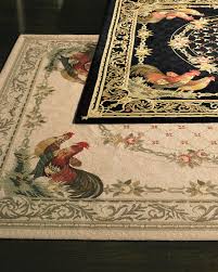 Cabin style oval rooster area rug lodge carpet king design 379; Rooster Rug 6 Square