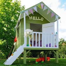 Cabane Enfant Bois Kangourou Sur Pilotis Cabane Enfant Cabane Palette Cabane Exterieur Enfant