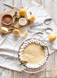 Tarte Citron Verveine The Noir Vegan La Cormerie Tarte Au Citron Alimentation Desserts Vegan