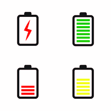Phone Battery Icon Collection Design Vector Free Download Battery Batterysymbol Collection Design Download F Battery Icon Phone Battery Mobile Battery