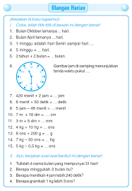 Identitas yang serupa juga terdapat dalam perkalian matriks. Soal Cerita Matematika Kelas 2 Sd Tentang Jam Soalkunci My Id