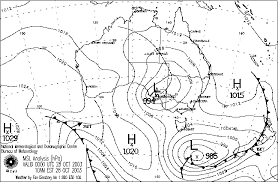Australian Weather News 28 Oct 2003
