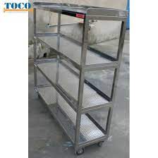 Metal kitchen rack manufacturers & wholesalers. China Adjustable 5 Tiers Rolling Stainless Steel Kitchen Rack Shelf China Stainless Steel Shelf Food Shelf