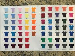 free gildan color swatch set for apparel cutting for business