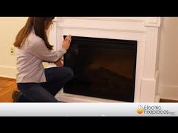 The units are fully enclosed on all sides and have glass fronts. Electric Fireplace Insert Plug In Firebox 1 866 966 1122 Youtube