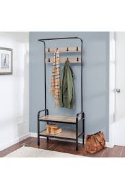 Honey Can Do Entry Rack Bench Nordstrom Rack In 2020 Free Standing Closet Wood Storage Bench Bench With Shoe Storage