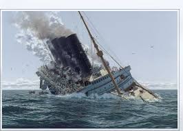 She Was The Largest Liner Lost During The Second World War And The Largest Ship Sunk By A U Boat Description From Pinte Lusitania Titanic Ship Abandoned Ships