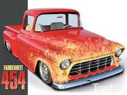 Image result for Flame Red 1955 GMC