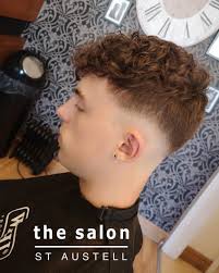 Don't forget our barbers at the salon 💇‍♂️ This client had it permed and a  skin fade 🔥🔥