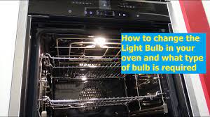 You can use this bulb or this bulb. How To Change The Bulb In Your Oven Youtube