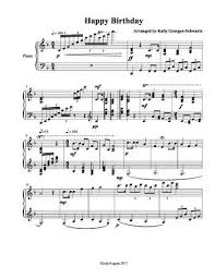 Download sheet music for birthday. Happy Birthday Free Sheet Music By Kaily Georgen Schwartz Pianoshelf
