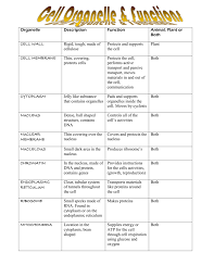 Learn about the functions and chemical components of the cell wall is responsible for many of the characteristics that distinguish plant cells from animal cells. Cell Organelles Worksheet